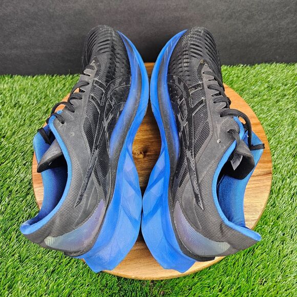 Asics Novablast Shoes Men\'s Size 9 Black Blue Running Sneakers Athletic 1011B222 main image 9